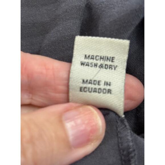 Iridium gray striped top, oversized, lagenlook, layering, artsy, minimalist - Picture 7 of 7